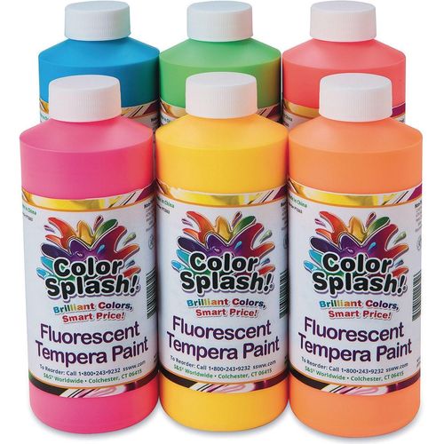 Color Splash! Washable Tempera Paint, 16oz., Brown, Brown from S&S Worldwide