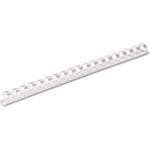 Fellowes® Plastic Comb Bindings, 1/2" Diameter, 90 Sheet Capacity, White, 100 Combs/Pack