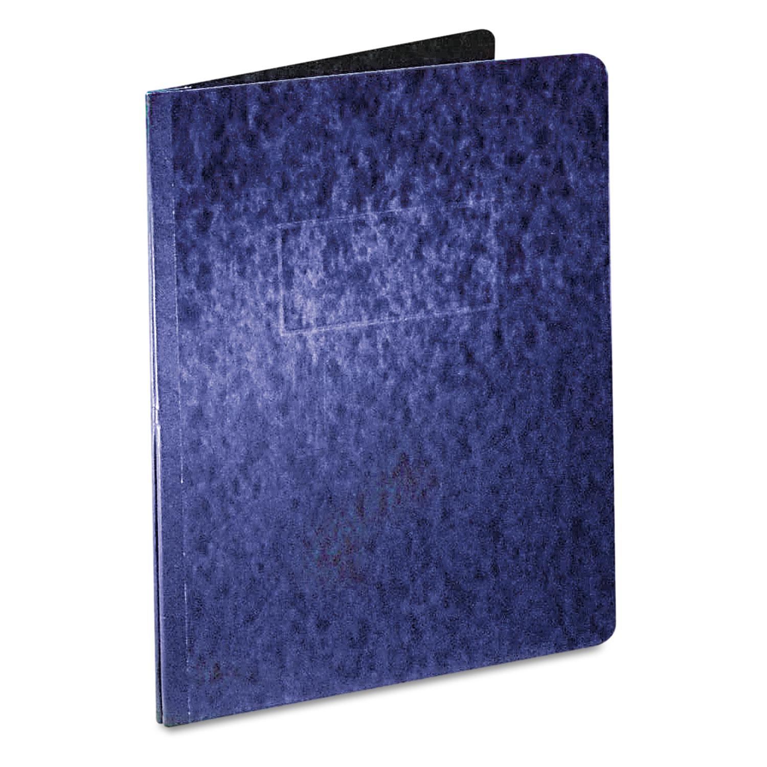 Oxford™ Pressboard Report Cover, 2 Prong Fastener, Letter, 3" Capacity, Dark Blue