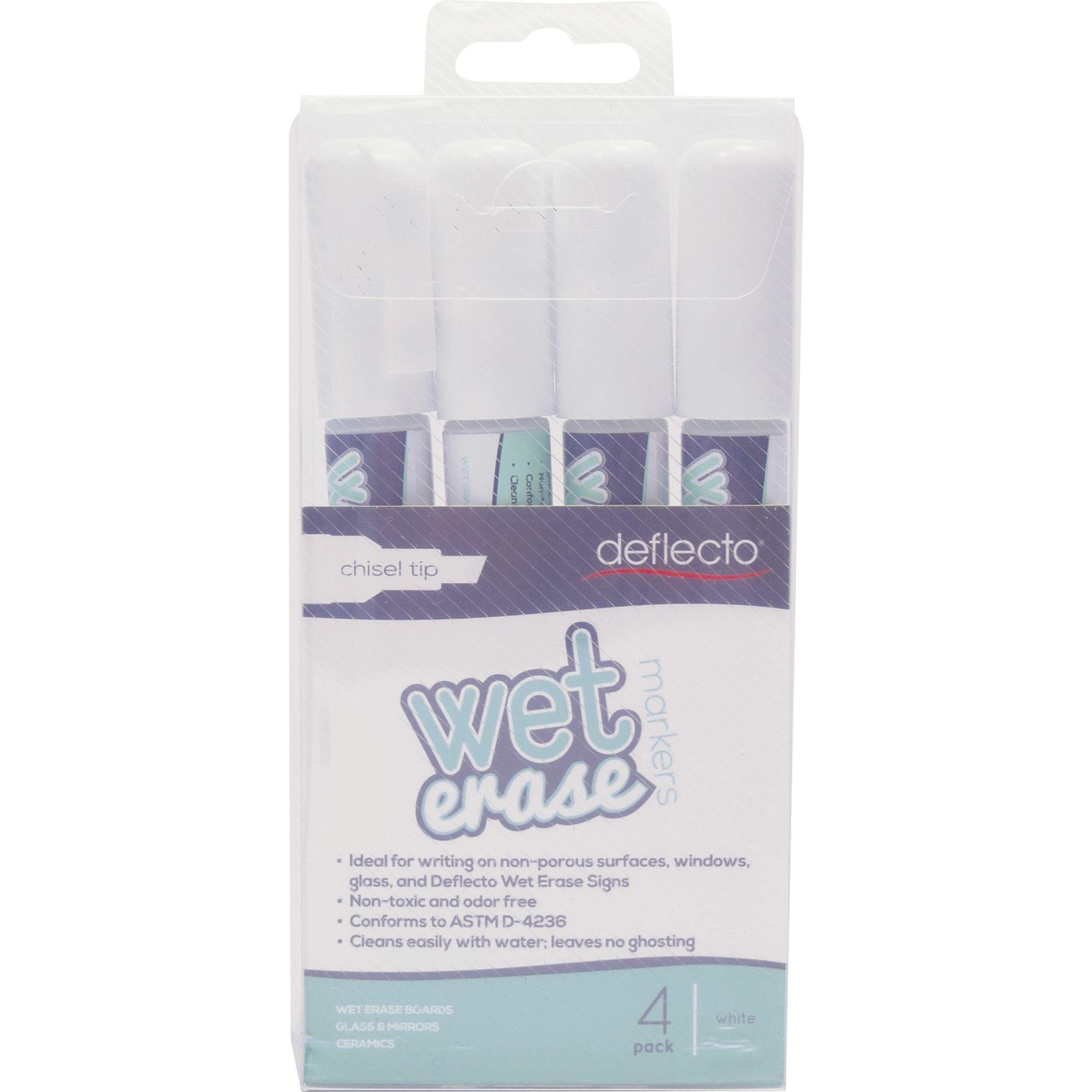 Wet Erase Markers, f/Sign, White