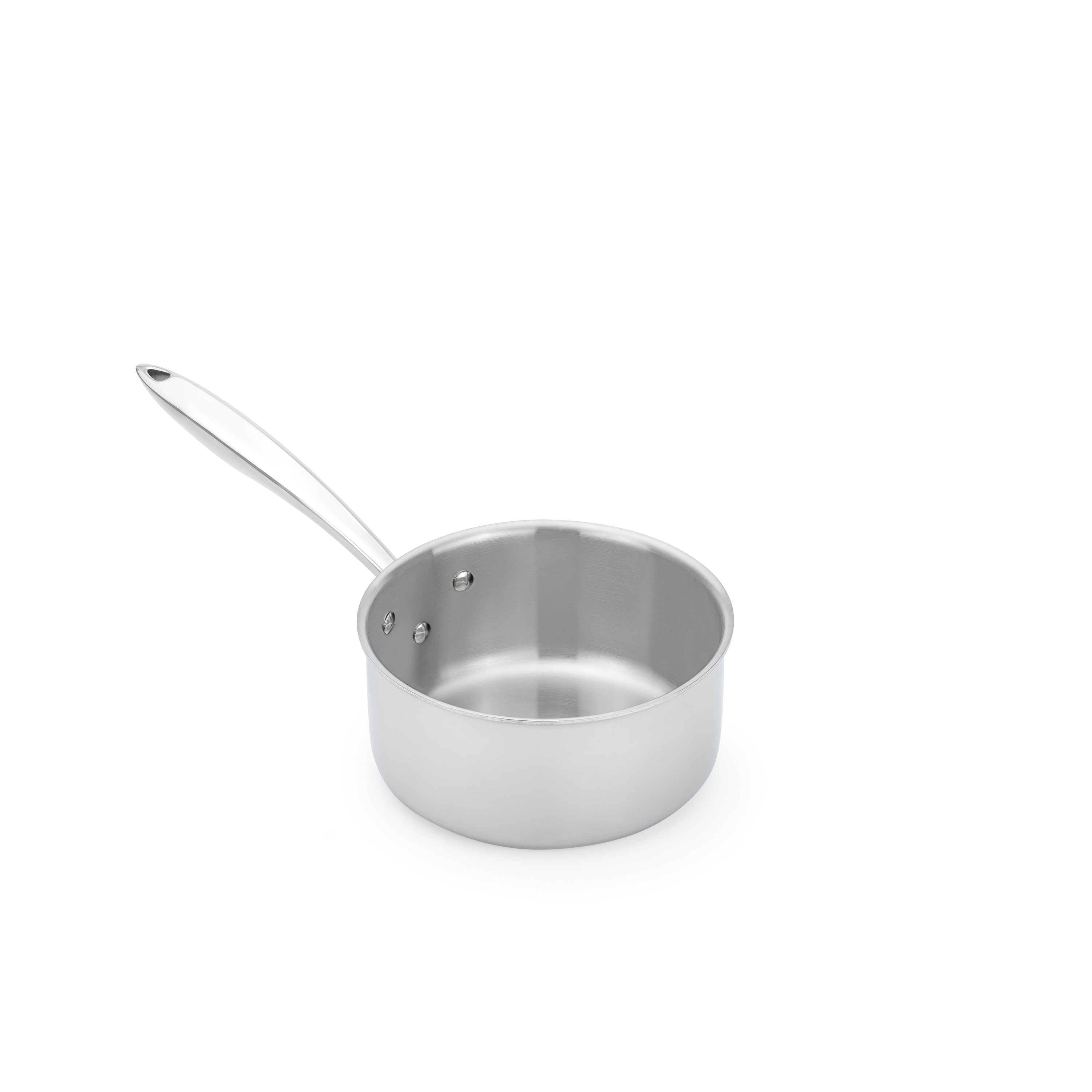 THERMALLOY Tri-ply Sauce Pan, SS, 7"/18cm, 2.5qt/2.36L