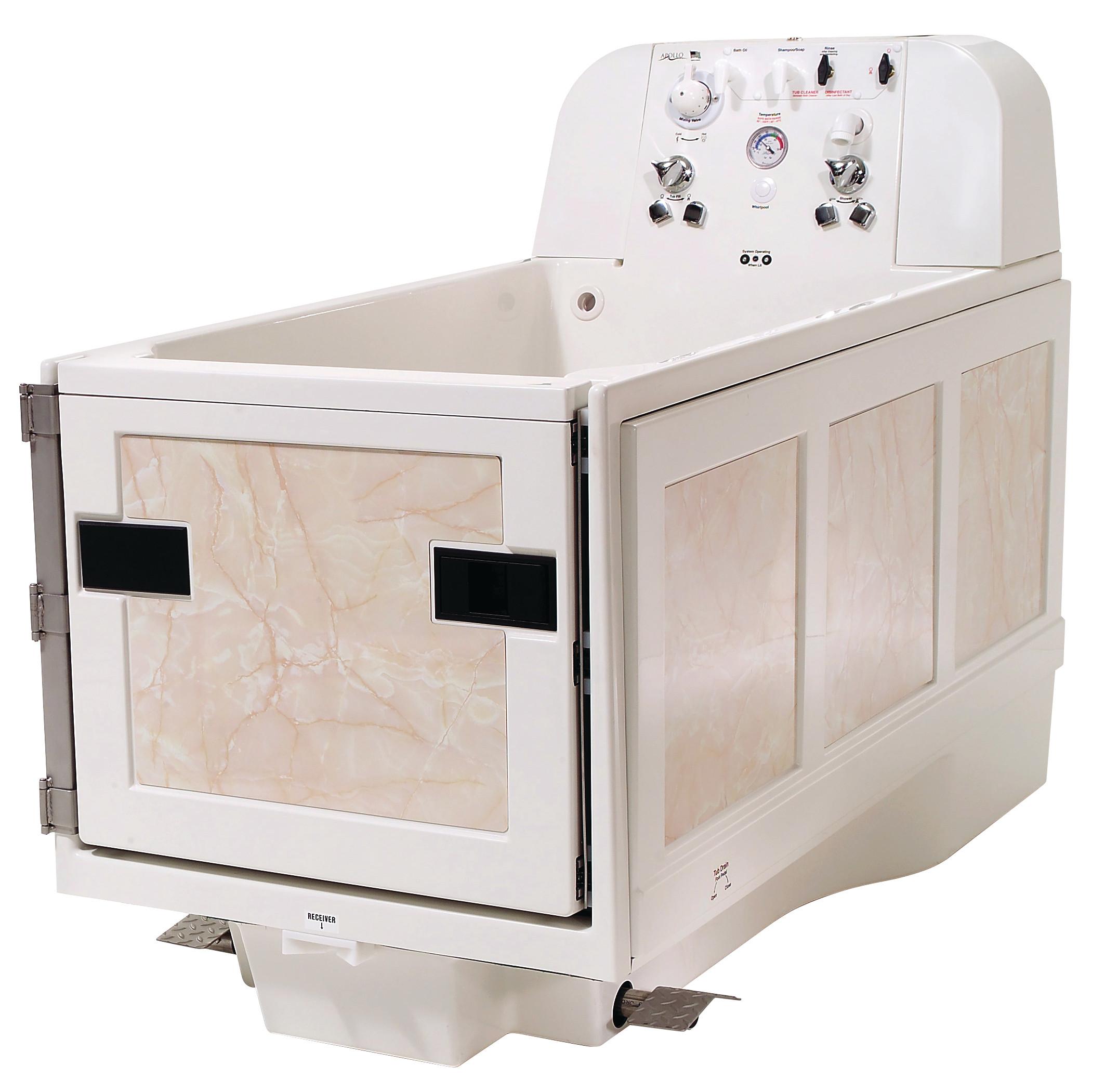 Apollo Advantage™ Whirlpool Spa tub with Rapid Fill - Hinge Location ...