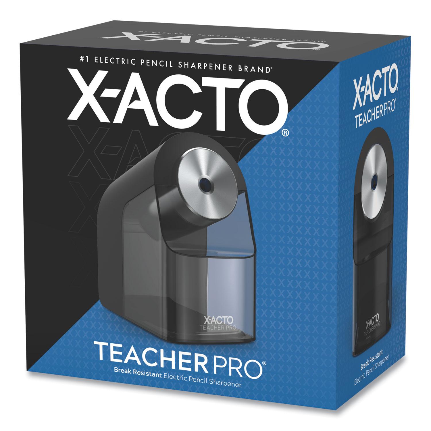 X-ACTO® TeacherPro Classroom Electric Pencil Sharpener, Blue