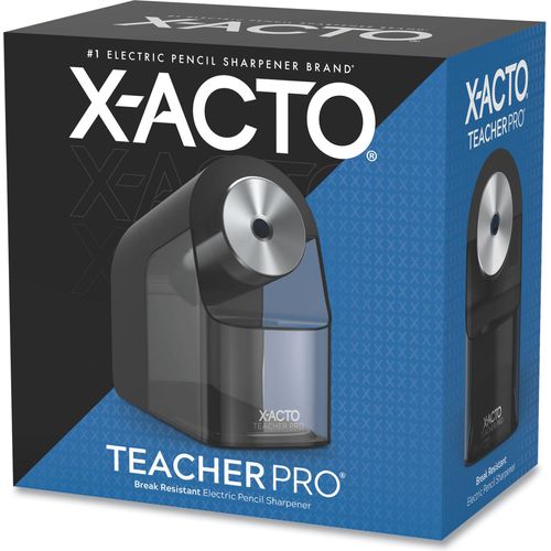 X-ACTO® TeacherPro Classroom Electric Pencil Sharpener, Blue