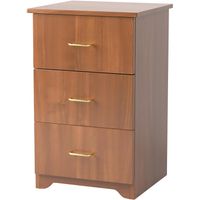 Plymouth 3-Drawer Bedside Cabinet