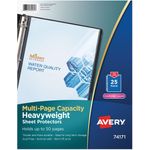 Avery® Multi-Page Top-Load Sheet Protectors, Heavy Gauge, Letter, Clear, 25/Pack