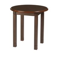 Baxley Round End Table with Laminate Top