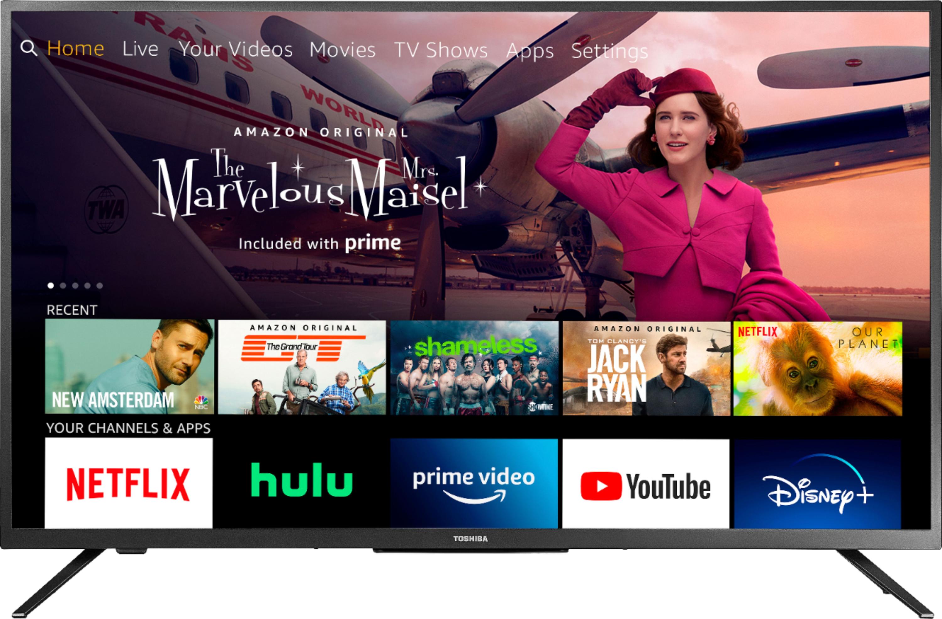 Toshiba 43 Residential UHD 4K HDTV Smart Alexa with 2 Year OnSite Geek Squad Protection