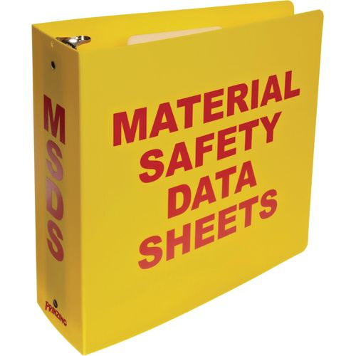 MSDS Binder Manual Book - First Healthcare Products