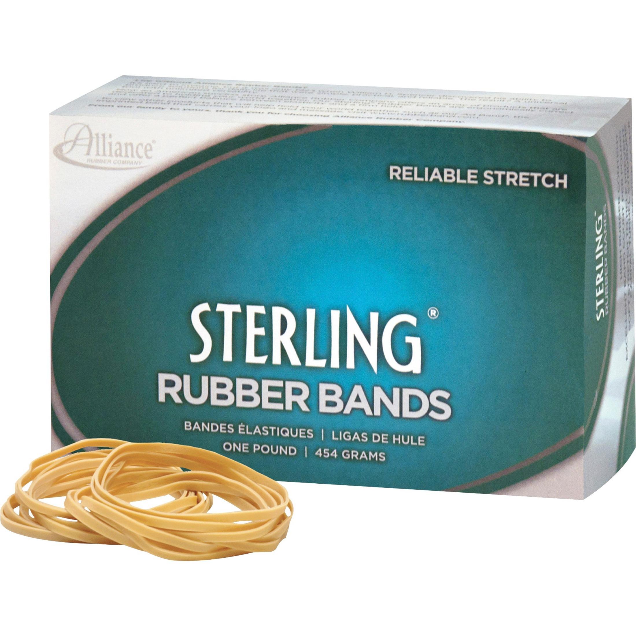 Rubber bands, Size 64, 1-Lb., 3-1/2"x1/4", 425/BX, Natural