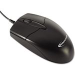 Innovera® Basic Office Optical Mouse, 3 Buttons, Black, Boxed