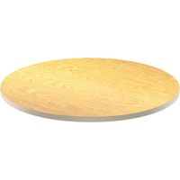 Laminate Tabletop with T-Mold Vinyl Edge, 42" Round