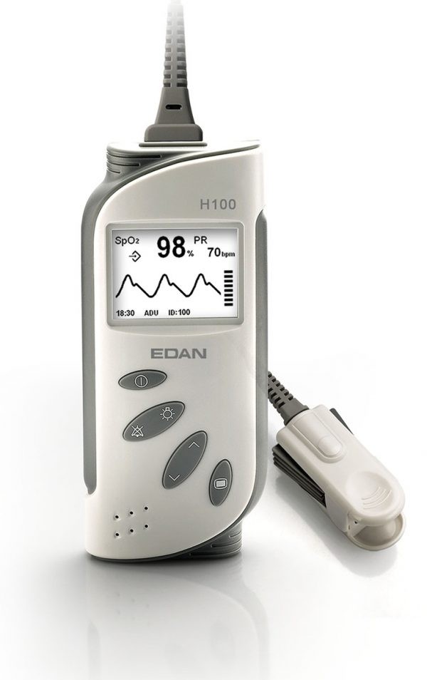 Handheld Pulse Oximeter with Finger or Ear Probe (17000) | Direct Supply