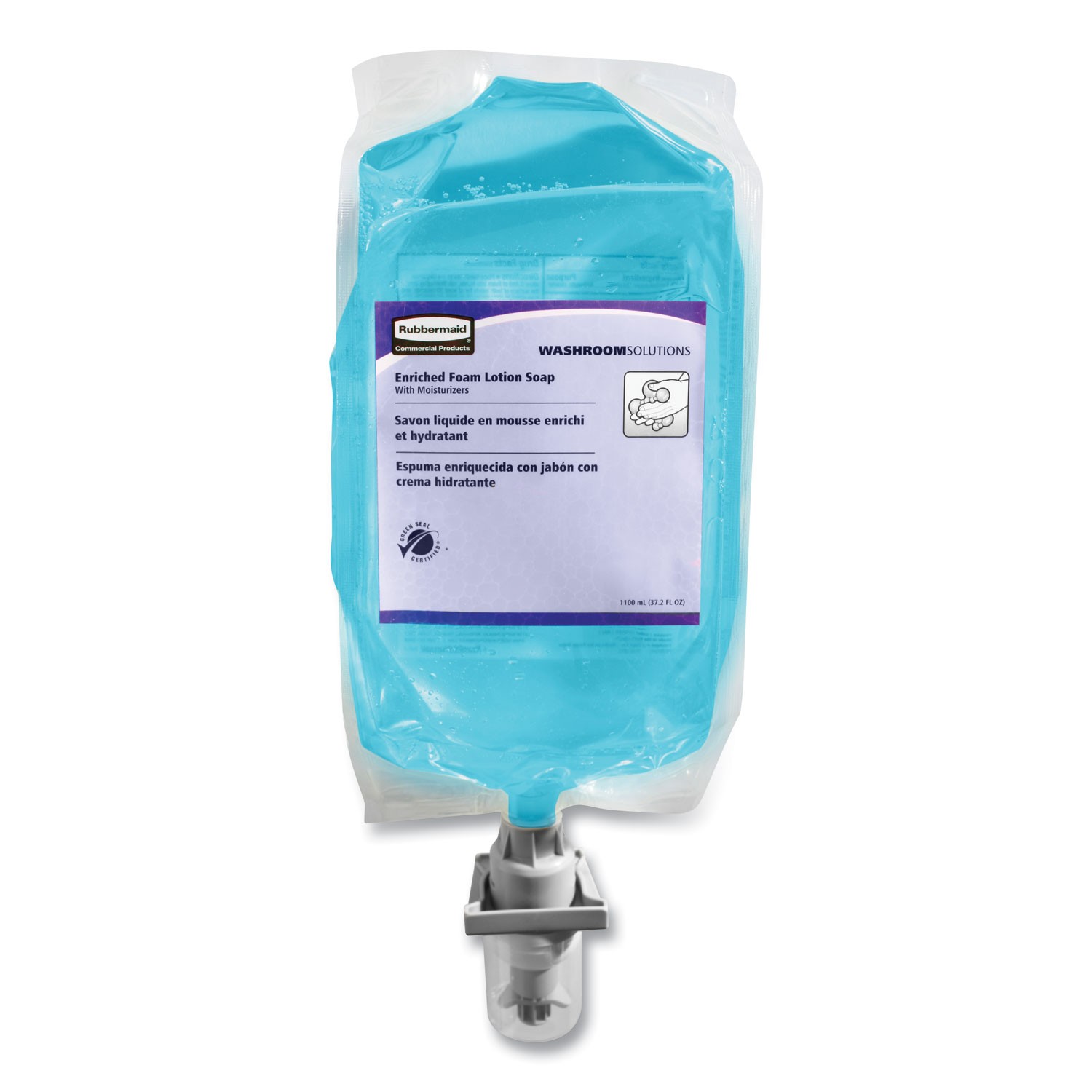 Rubbermaid® Commercial Autofoam Hand Soap Refill, Lotion Soap with Moisturizer, Light Floral Scent, 1,000 mL Refill
