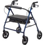 Direct Supply® Bariatric Folding Rollator with 8" Wheels, 400 lb. Capacity