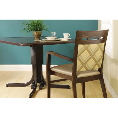 Quick-Ship Akin Table Plus® Adjustable Height Table Base with 4-Caster ...