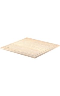 Thermolaminate Tabletop with Spill-Retainer Edge, 42" Square