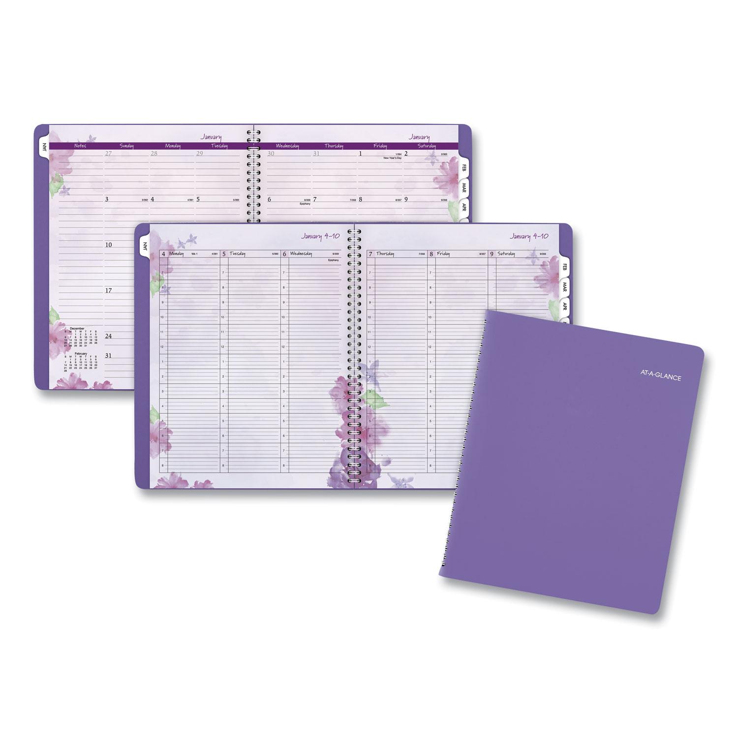 AT-A-GLANCE® Column Format Beautiful Day Weekly/Monthly Appt. Book, 8 1/2 x 11, 2019