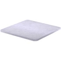 Thermolaminate Tabletop with Half Bullnose Edge, 36" Square