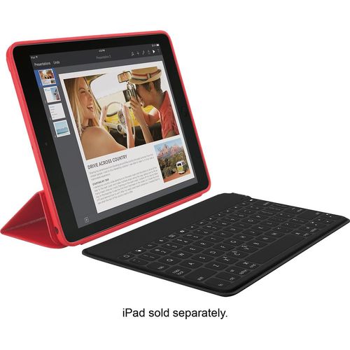 Knikken Misleidend overstroming Logitech - Keys-To-Go Portable Keyboard for Apple® iPad® Air 2 - Black  (7Y348) | Direct Supply