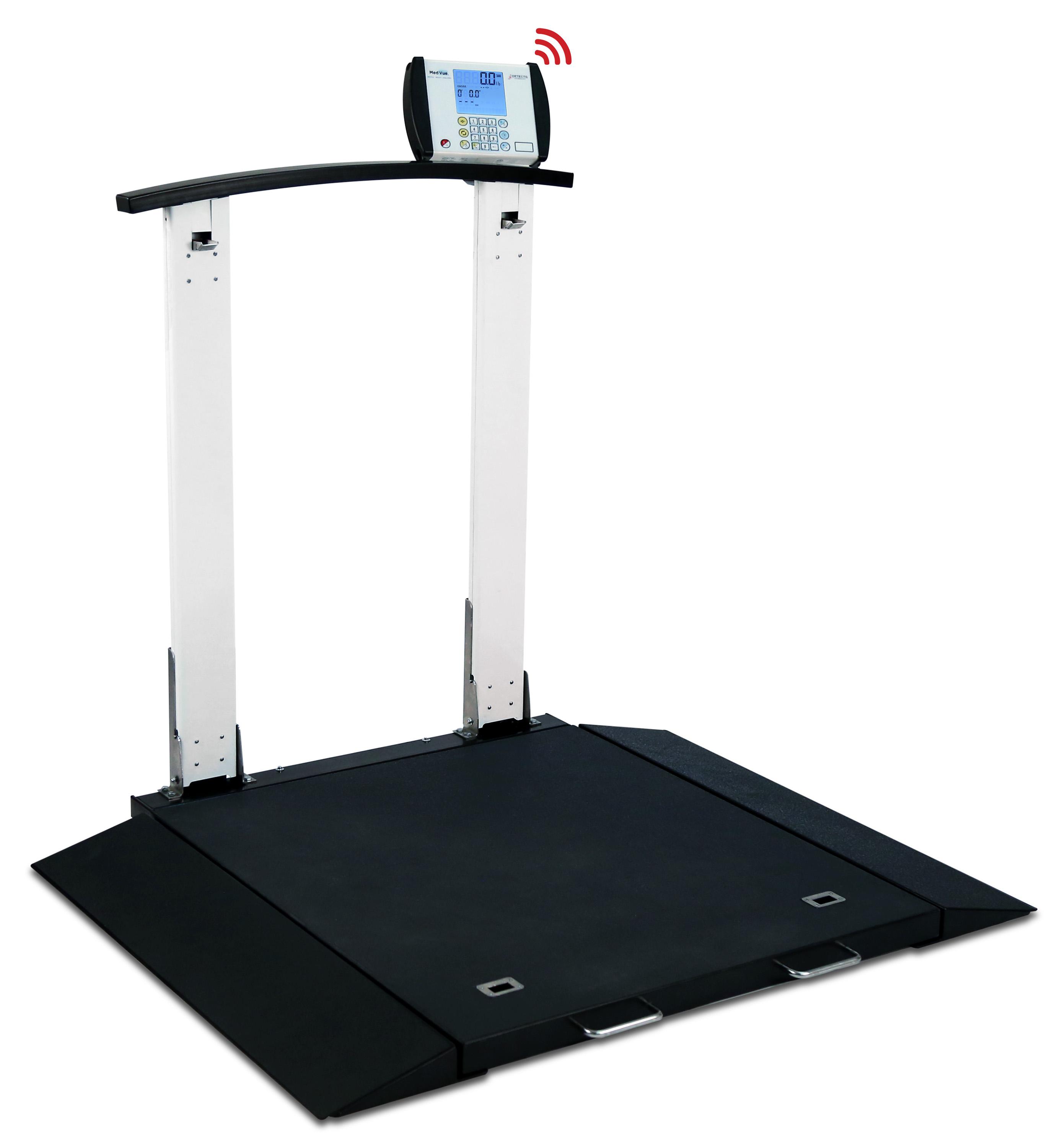 Wheelchair Scale, Portable, Folding Column, 450kg, with AC adapter