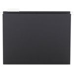 Smead Hanging File Folders, 1/5 Cut, 11 Point Stock, Letter, Black, 25/Box