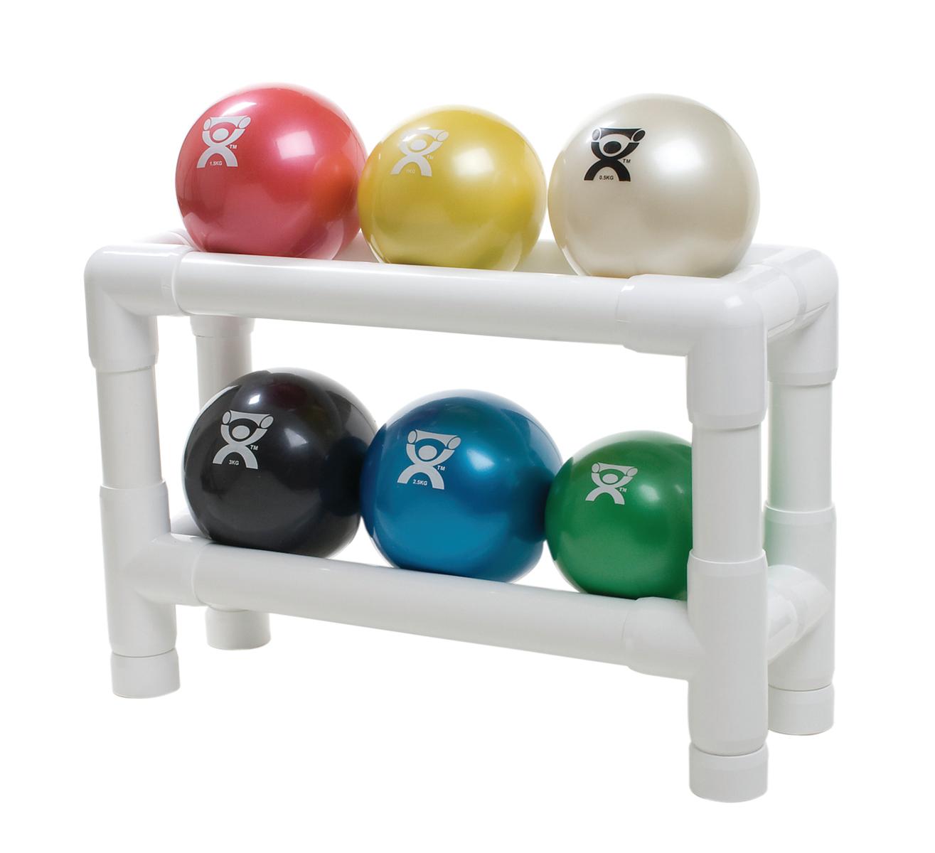 Cando® Wate™ Ball - Hand-Held Size - 6-Piece Set (1 Each: Tan, Yellow ...