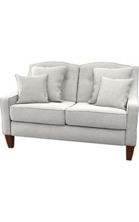 Quick-Ship Greenberg Loveseat, Dual Fabric