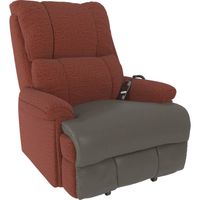 Quick-Ship Baxley SteadyTech™ Power Recliner in Dual Fabric