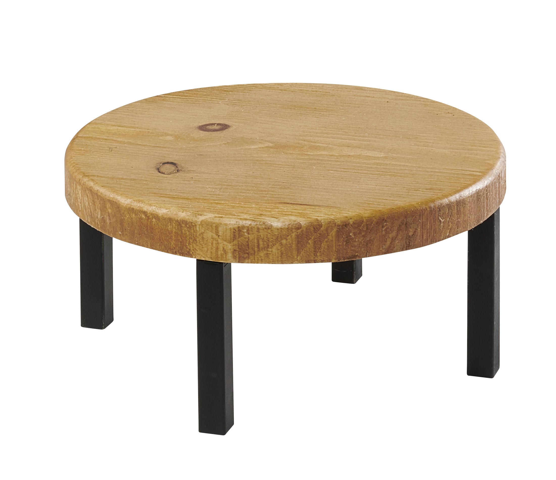 Cal-Mil 22050-6-99 Madera Round Wood Riser 12" x 6"