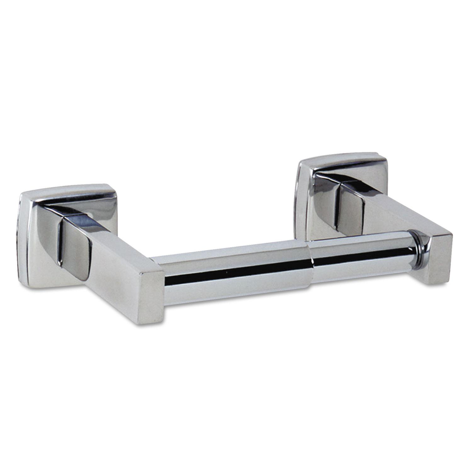 Bobrick Stainless Steel Single-Roll Toilet Tissue Dispenser, Residential-Style
