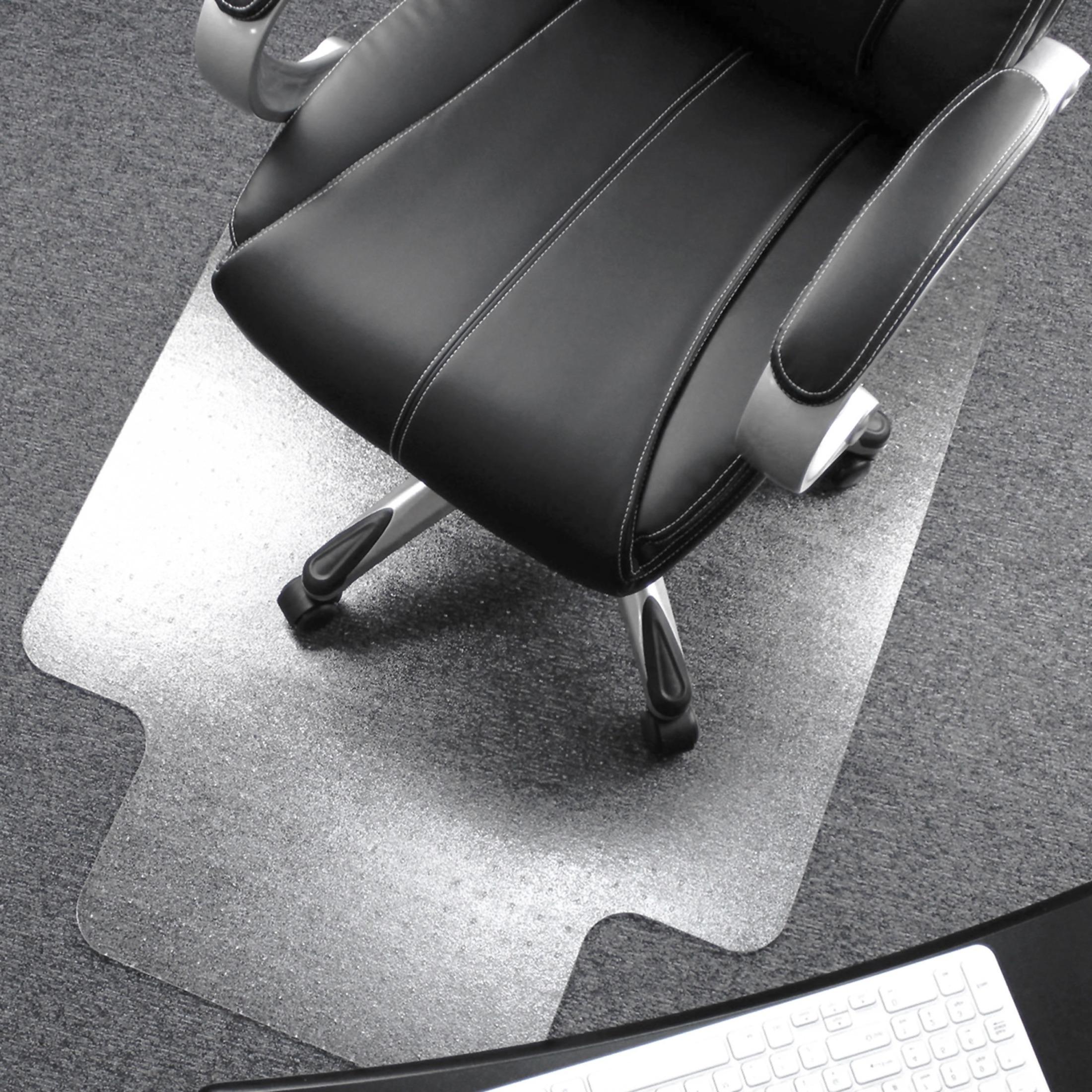 Chairmat, High Pile, 47"x35", Lip 10"x20", Clear
