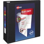 Avery® Heavy-Duty View Binder w/Locking 1-Touch EZD Rings, 4" Cap, Black