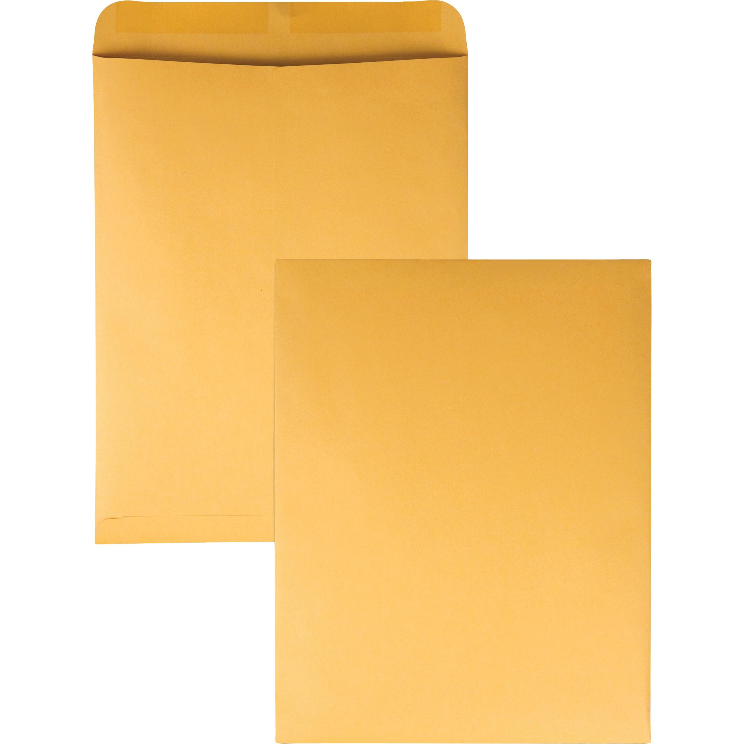 Catalog Envelope, Plain, 28Lb, 12"x15-1/2", 100/BX, Kraft