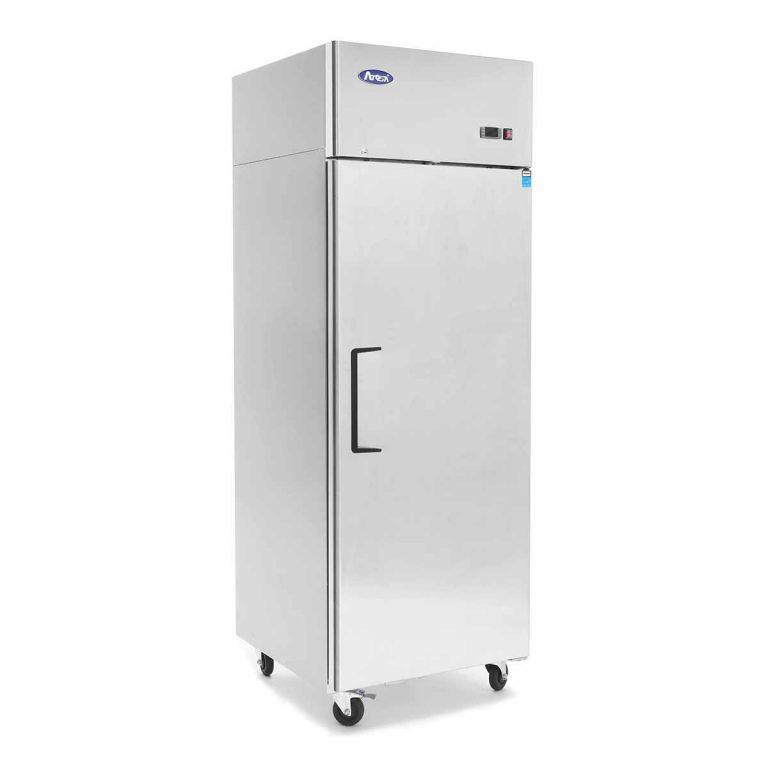 Atosa Reach-in Refrigerator, 1 Door, Top Mount, Locking Hinged Solid Door