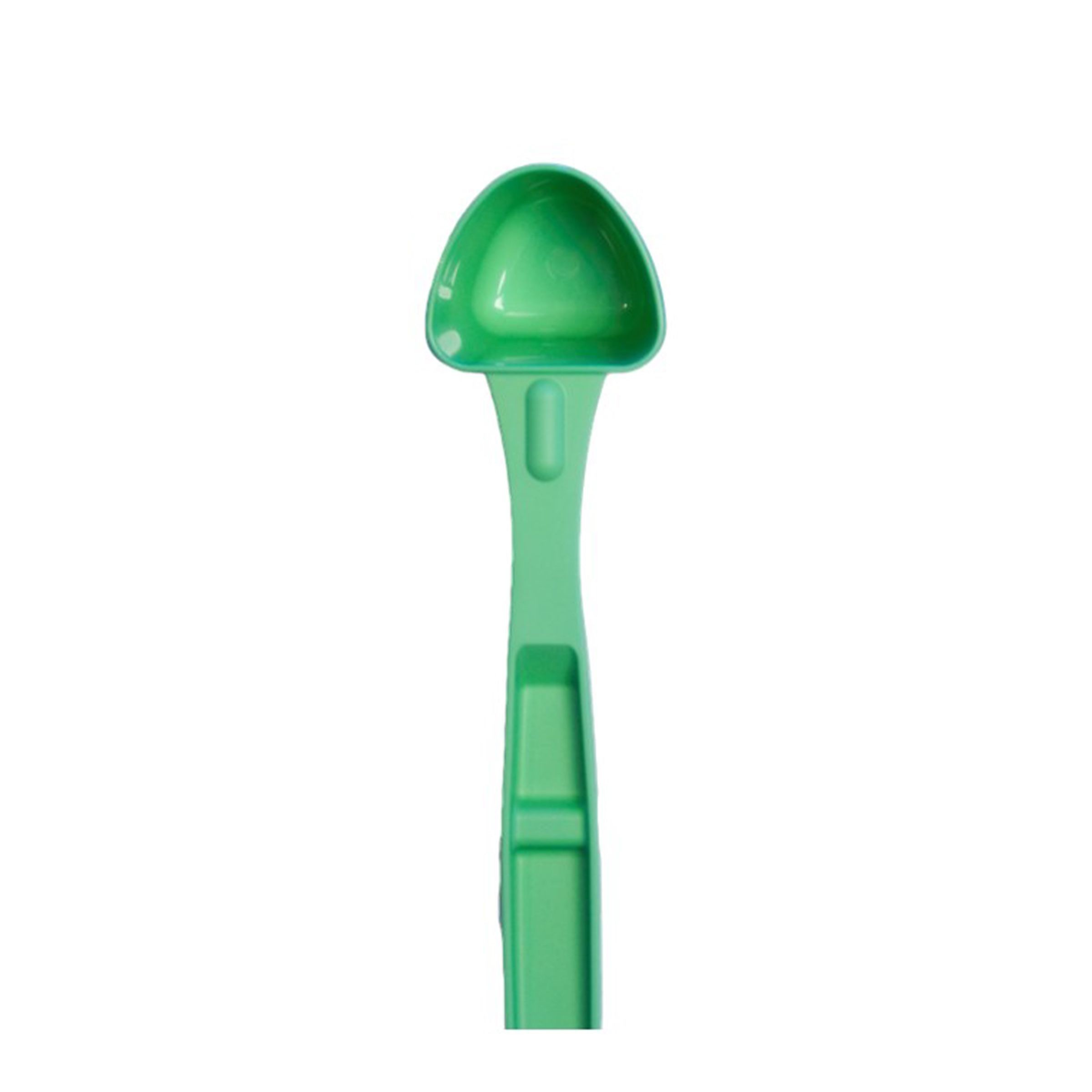 JonesZylon 4-Ounce Spoondle Copolymer Perforated Ladle Green (Case
