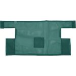 Replacement Direct Supply® Mesh Backrest, 500lb. Shower Chair, Forest Green, for chairs purchased after 1/1/19