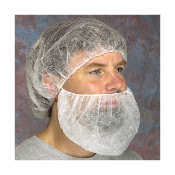 PIP® UB-21-1000 UB-1000 Lightweight Disposable Bouffant Cap, 21 in, White, Spunbond Polypropylene