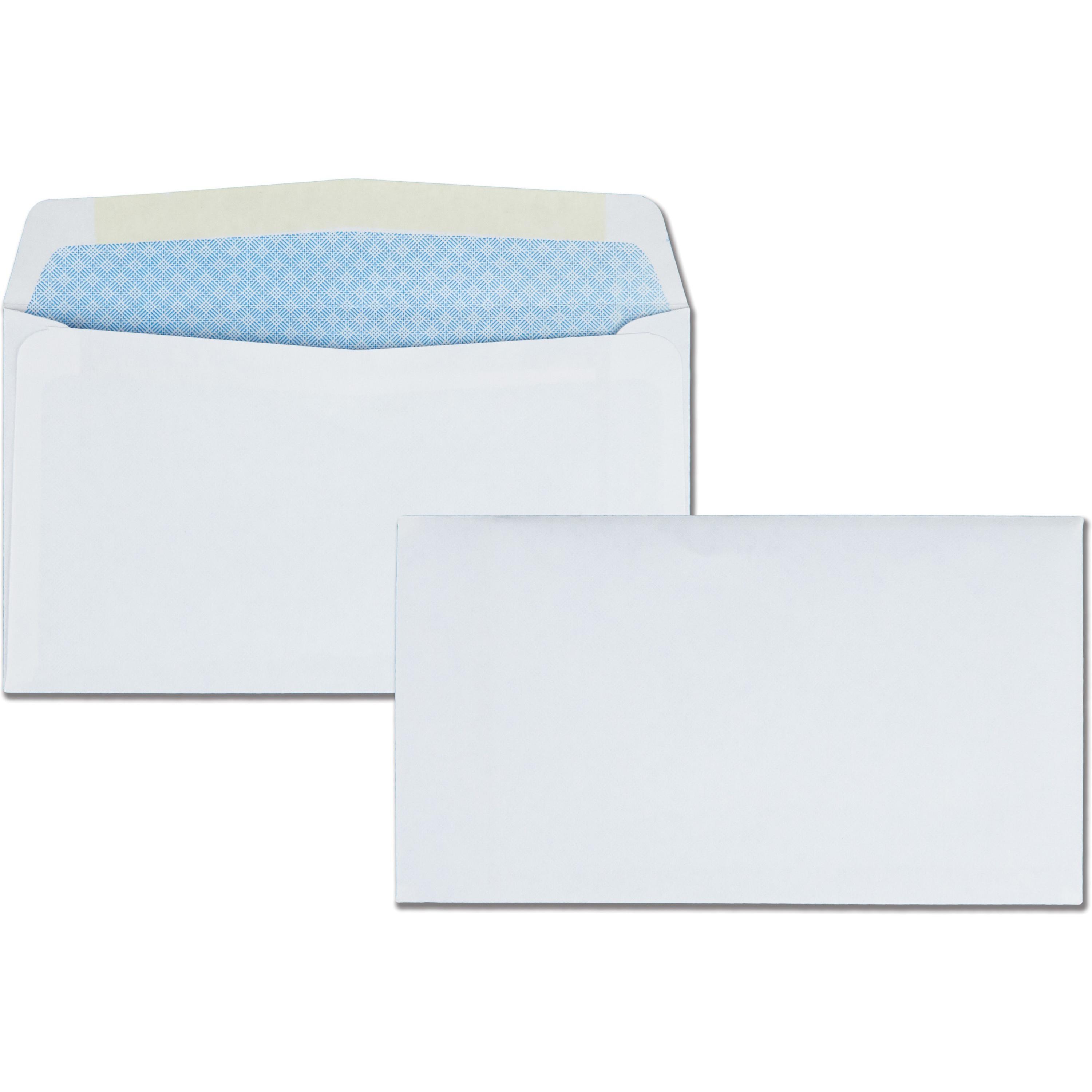 Security Envelopes,No.6-3/4, 3-5/8"x6-1/2",Regular,500/BX,WE