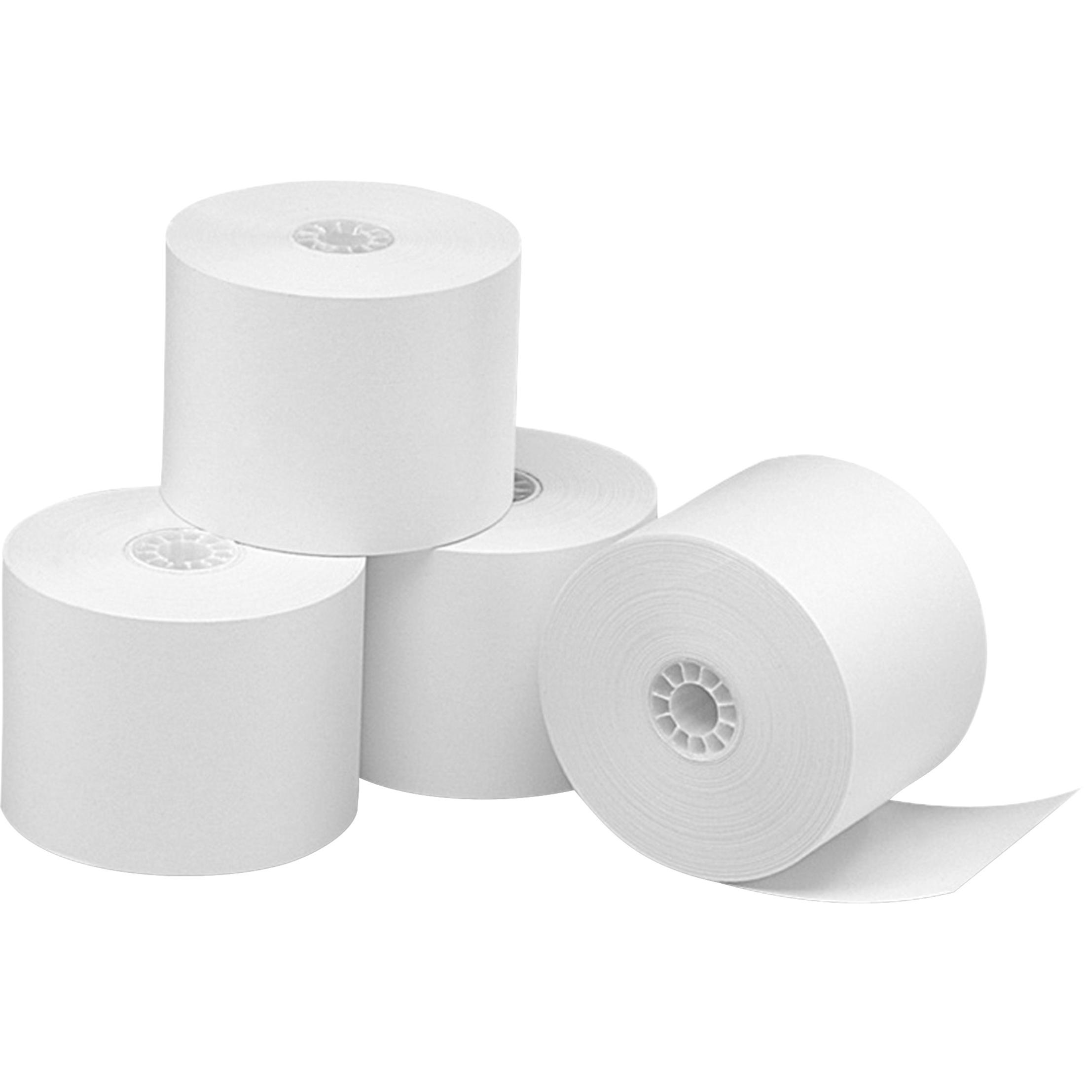 Thermal Paper Roll, 2-1/4"x165', 3/PK, White
