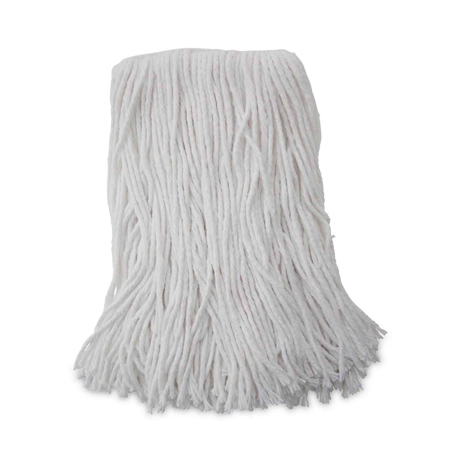 Boardwalk® Mop Head, Value Standard Head, Rayon Fiber, Cut-End, Size No. 16, WE, 12/Carton