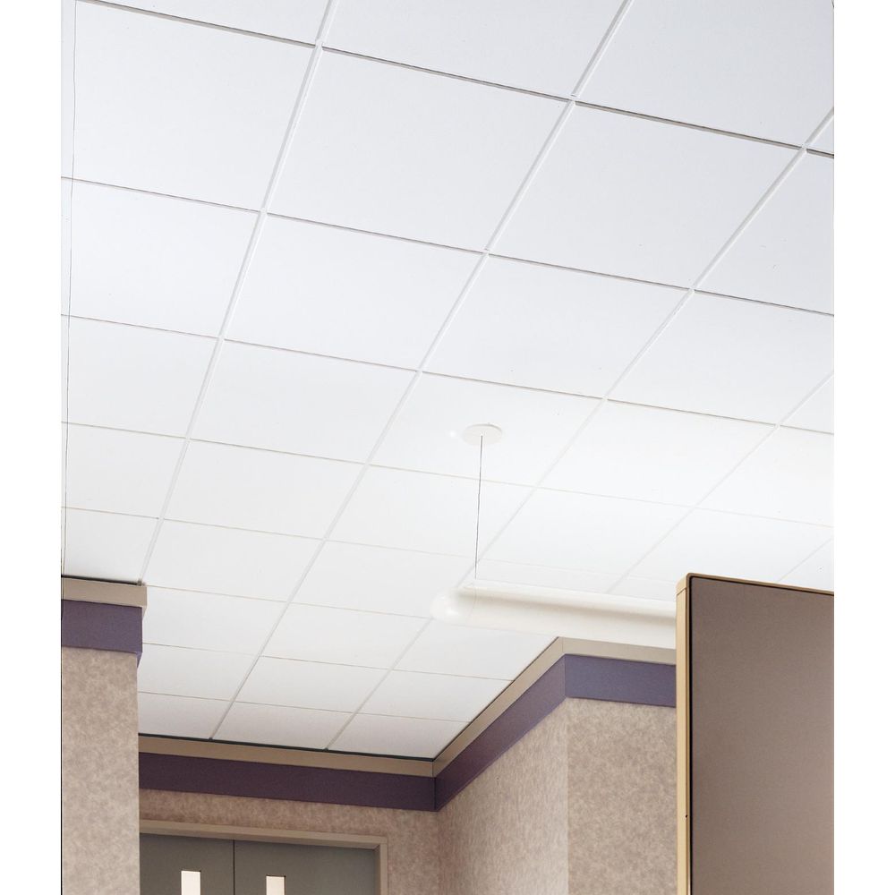 Ceiling Tile Very Fine Texture Humiguard Square Lay In 15 16