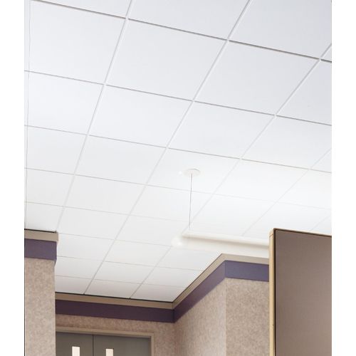 Ceiling Tile Dune Fine Texture Humiguard 24 X 24 X 5 8 Square