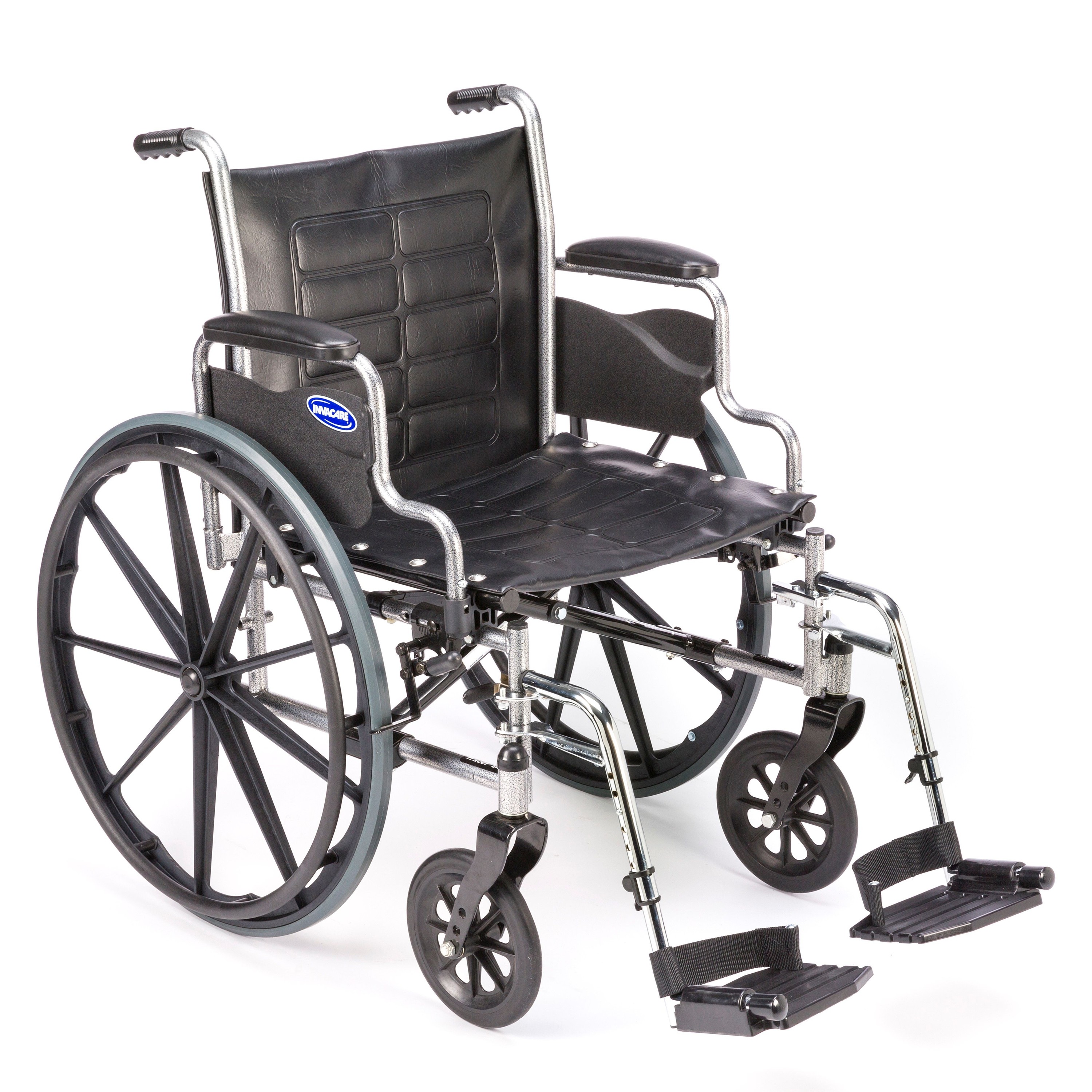 Invacare Tracer EX2 Standard Wheelchair, 20 in W x 18 in D, Fixed Full ...