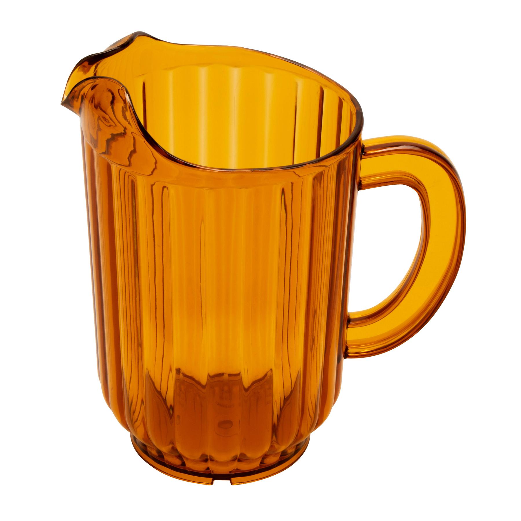 60 oz., 7.5" Pitcher, 8.5" tall, A-Amber