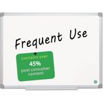 MasterVision® Earth Gold Ultra Magnetic Dry Erase Boards, 36 x 48, White, Aluminum Frame