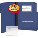 Smead Self-Adhesive Poly Pockets, Top Load, 4 1/16 x 3, Clear, 100/Box