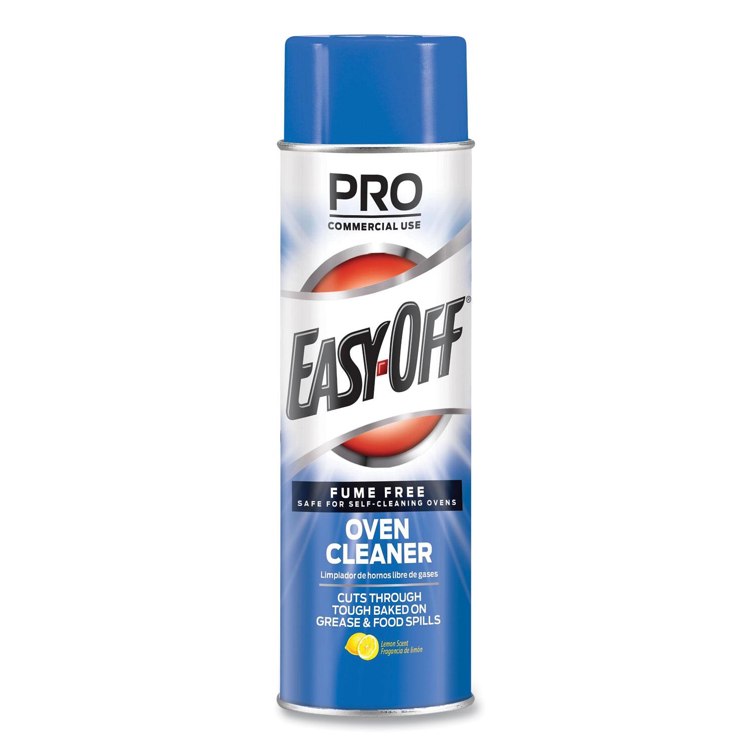 Professional EASY-OFF® Fume Free Max Oven Cleaner, Foam, Lemon, 24 oz Aerosol