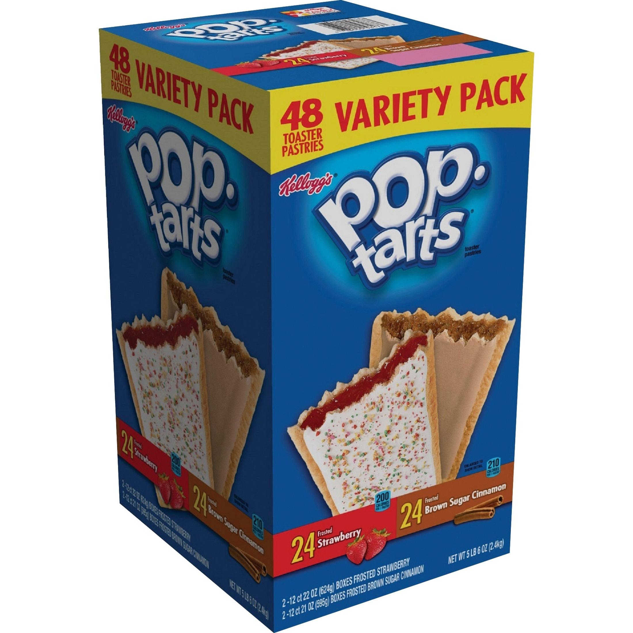 Pop Tarts Variety Pack, 43 oz, (Pack of 48)