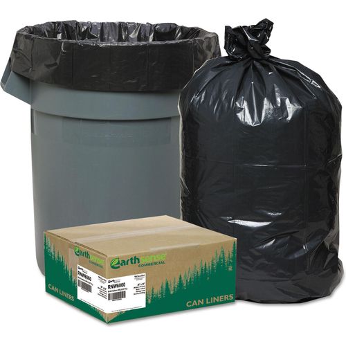 36 x 58 Heavy-Duty BLACK Trash Bags (100ct.)